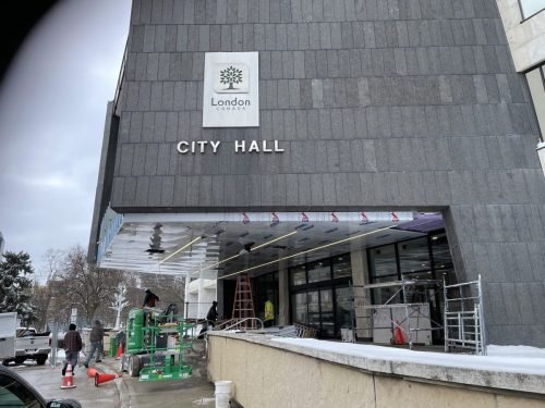 London City hall Soffit-  300 Dufferin Ave, London, ON N6B 1Z2
